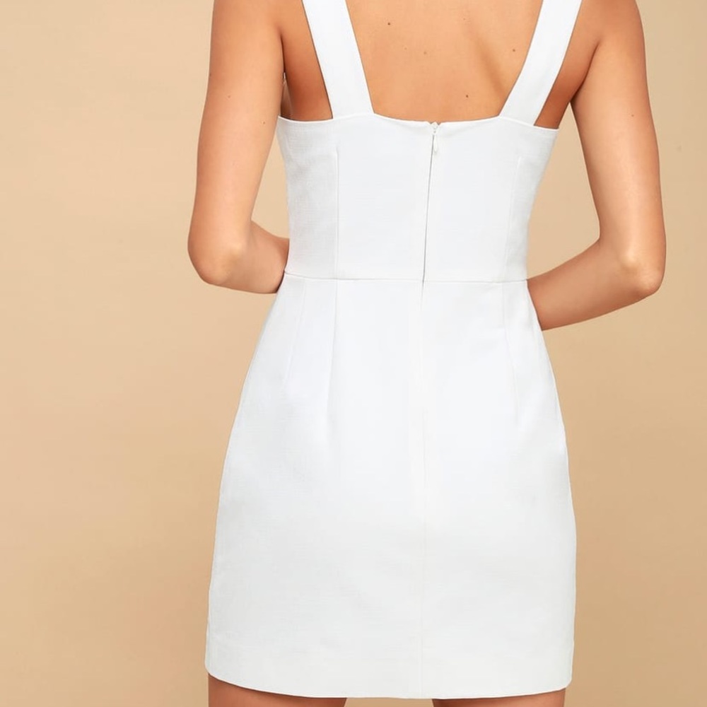 findersKEEPERS // mila ivory button mini dress - Picture 6 of 6